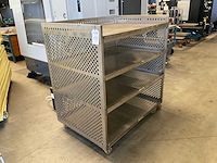 Rvs magazijnwagen - afbeelding 2 van  3