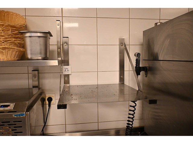 Rvs magnetron wandbeugel - afbeelding 1 van  2