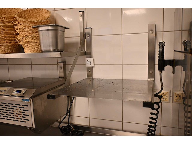 Rvs magnetron wandbeugel - afbeelding 2 van  2