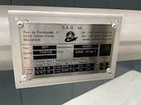 Rvs manifold met buizen warmtewisselaar en kleppen ongebruikt - afbeelding 7 van  7