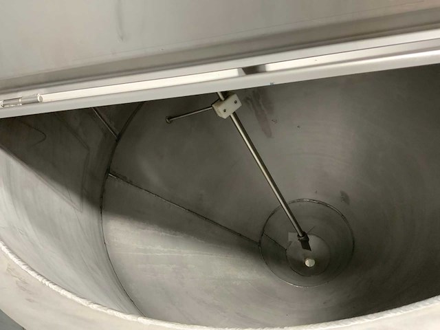 Rvs menghopper met roerwerk - afbeelding 3 van  5