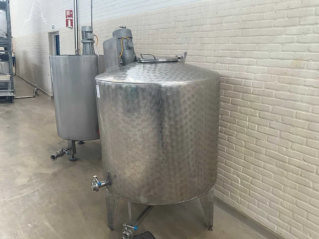 Rvs mengtank (circa 450liter) - afbeelding 3 van  9