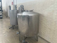 Rvs mengtank (circa 450liter) - afbeelding 3 van  9
