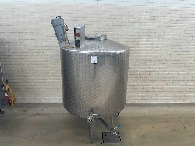 Rvs mengtank (circa 450liter) - afbeelding 2 van  9