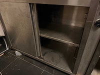Rvs meubel met warmhoudkast - afbeelding 3 van  4