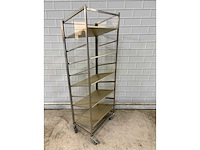 Rvs mobiel verkoop vitrine geremd - afbeelding 3 van  4