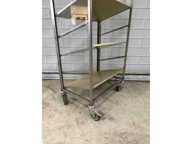 Rvs mobiel verkoop vitrine geremd - afbeelding 4 van  4
