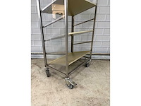 Rvs mobiel verkoop vitrine geremd - afbeelding 4 van  4
