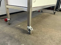 Rvs mobiele kookwand - afbeelding 1 van  4