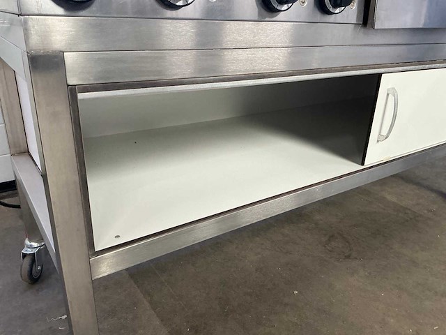 Rvs mobiele kookwand - afbeelding 4 van  4