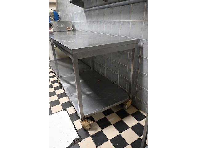 Rvs mobiele werkbank - afbeelding 4 van  4