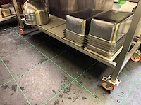 Rvs mobiele werktafel - afbeelding 3 van  5