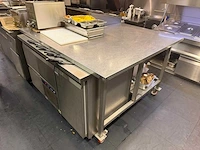 Rvs mobiele werktafel - afbeelding 2 van  5