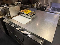 Rvs mobiele werktafel - afbeelding 4 van  5