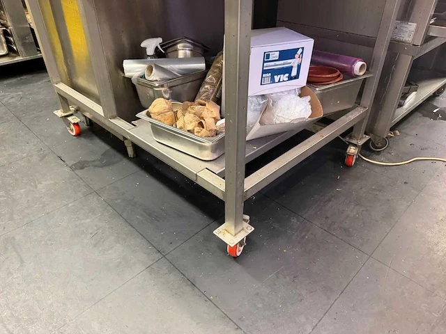 Rvs mobiele werktafel - afbeelding 5 van  5