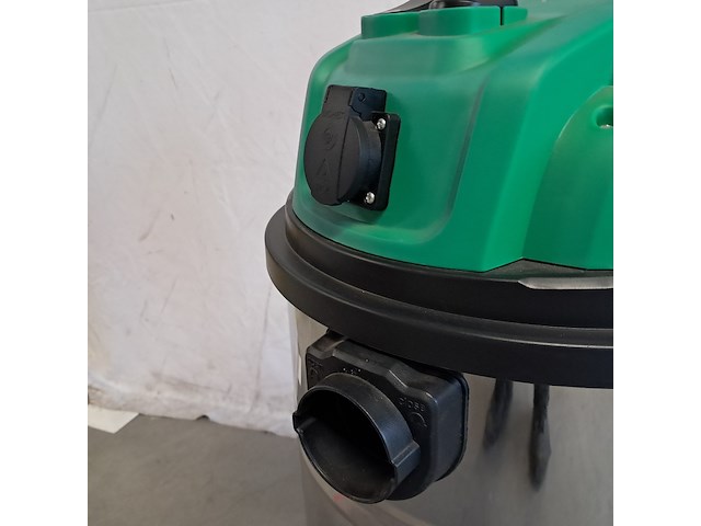 Rvs nat en droog stofzuiger 110 liter, stalhwerk germany, 110l, groen - afbeelding 16 van  17