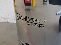 Rvs nat en droog stofzuiger 110 liter, stalhwerk germany, 110l, groen - afbeelding 17 van  17