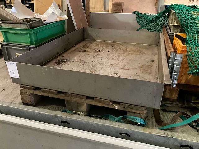 Rvs olie opvangbak - afbeelding 1 van  3