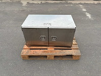 Rvs onderbouw kist met grill 50x50x100 - afbeelding 3 van  5