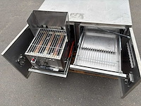 Rvs onderbouw kist met grill 50x50x100 - afbeelding 1 van  7