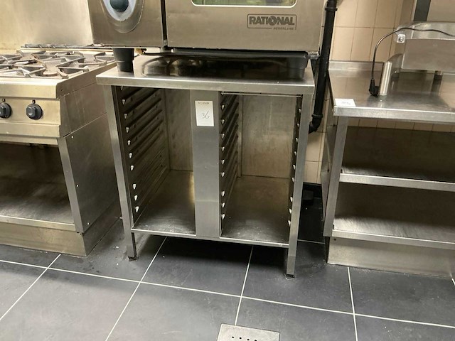 Rvs onderstel voor oven - afbeelding 1 van  4