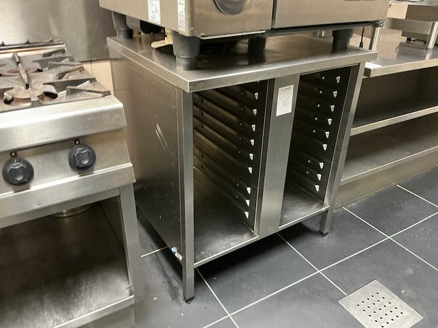 Rvs onderstel voor oven - afbeelding 3 van  4