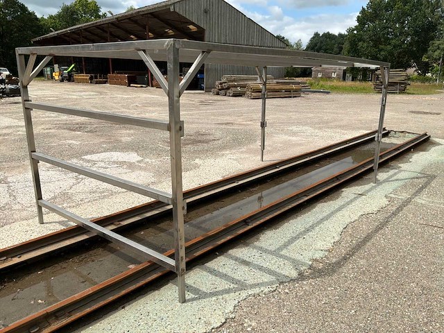 Rvs opbouwframe aanhangwagen - afbeelding 1 van  5