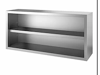 Rvs open wandkast