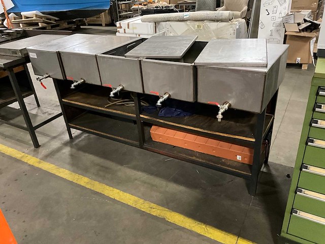 Rvs oppervlakte behandelbak (5x) - afbeelding 1 van  6