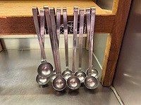 Rvs opscheplepel (10x) - afbeelding 2 van  2