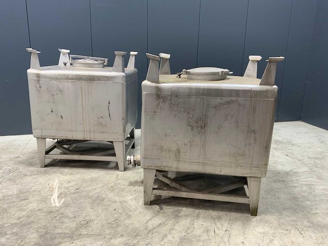 Rvs opslagtank (2x) - afbeelding 2 van  5