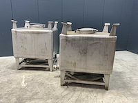 Rvs opslagtank (2x) - afbeelding 2 van  5