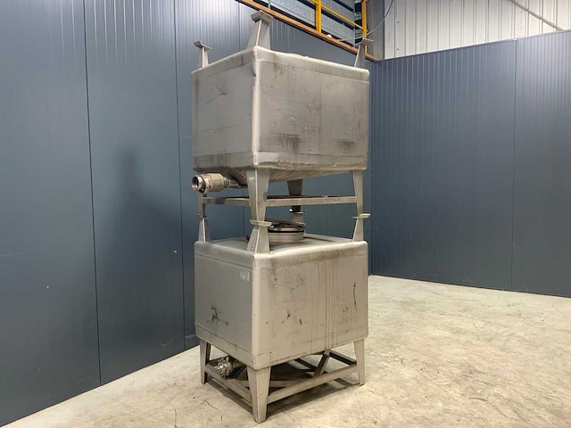 Rvs opslagtank (2x) - afbeelding 3 van  5