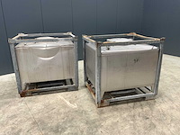 Rvs opslagtank (2x) - afbeelding 2 van  5