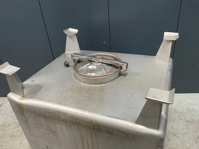 Rvs opslagtank (2x) - afbeelding 1 van  5
