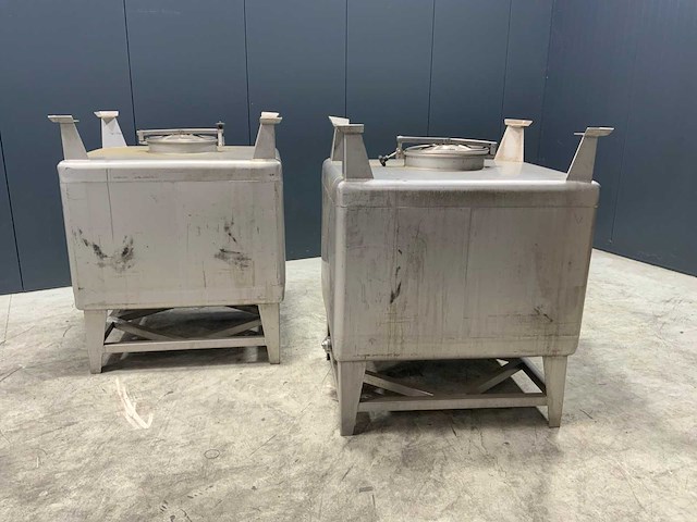 Rvs opslagtank (2x) - afbeelding 2 van  5