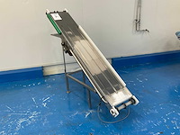 Rvs opvoer-/ transportband - afbeelding 1 van  7