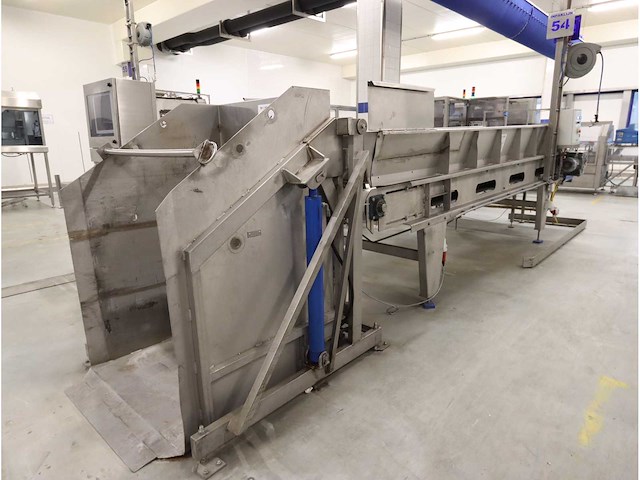 Rvs opvoer transportbaan - afbeelding 1 van  6