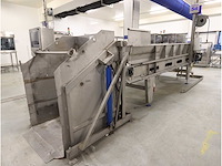 Rvs opvoer transportbaan