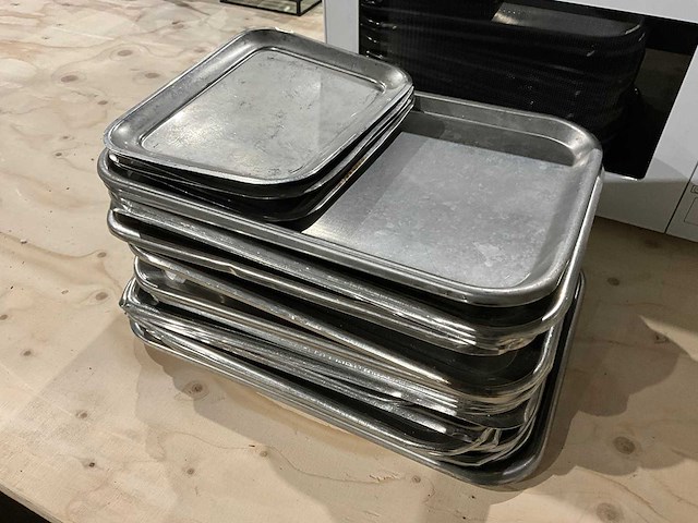 Rvs ovenplateau (25x) - afbeelding 1 van  2