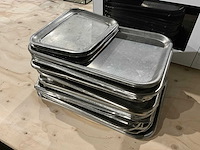 Rvs ovenplateau (25x) - afbeelding 1 van  2