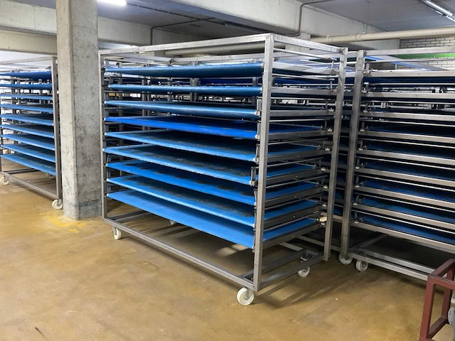 Rvs ovenwagen (2x) - afbeelding 1 van  7