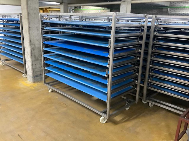 Rvs ovenwagen (4x) - afbeelding 2 van  7