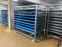 Rvs ovenwagen (4x) - afbeelding 1 van  5