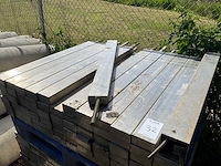 Rvs paal met schroefdraad (100x50x1000mm) (160x)
