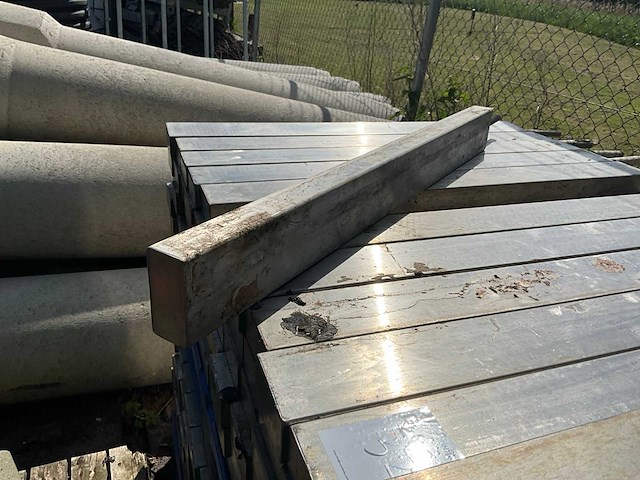 Rvs paal met schroefdraad (100x50x1000mm) (160x) - afbeelding 3 van  6