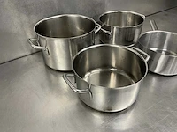 Rvs pan (4x) - afbeelding 3 van  4