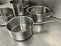 Rvs pan (4x) - afbeelding 4 van  4