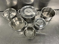 Rvs pan (6x) - afbeelding 2 van  4