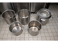 Rvs pan (6x) - afbeelding 2 van  7